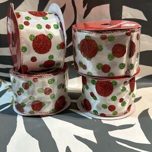 Christmas Glitter Ribbon
